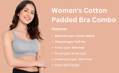 Seamless Padded Bra (Pack of 2)